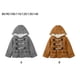 thumbnail image 5 of Jumpingount Abrigo de invierno para bebé, calidez y comodidad para un pequeño, abrigo cálido de invierno para bebé con capucha, bonitos regalos Prendas para la parte del cuerpo TYPE3, 5 of 6