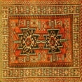 thumbnail image 1 of Ahgly Company Machine Washable Indoor Square Persian Yellow Traditional Area Rugs, 3' Square, 1 of 4