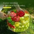 thumbnail image 4 of 4PCS Outdoor Foldable Water Bucket Large Capacity Picnic Camping Transparent, 4 of 7