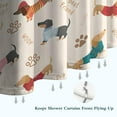 thumbnail image 6 of Dachshund Shower Curtain 72"x72" ,Bathroom Decorative Shower Curtains Set with 12 Hooks,Modern Waterproof Washable Shower Curtain, 6 of 6