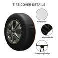 thumbnail image 4 of Kdxio Fire Extinguisher for Tire Cover Wheel Protectors Tyre Covers Weatherproof Wheel Covers Universal Fit for Trailer Rv SUV Truck Camper Travel Trailers 14 inch, 4 of 8