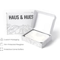 thumbnail image 4 of Haus and Hues Abstract Wall Art Neutral Wall Decor - Mid Century Art Modern Wall Prints Abstract Wall Decor Neutral Wall Art Modern Wall Art Abstract Art Wood Lines Art Print (Black Framed, 12x16), 4 of 6