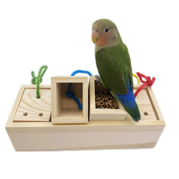 WHAMVOX  Parrot Feeding Toy Bird Toys for Parrots Foraging Pet Feeder Colorful