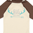 thumbnail image 4 of Inktastic Big Brother, Deer Antlers, Arrow - Blue Gray Boys Long Sleeve Baby Bodysuit, 4 of 5