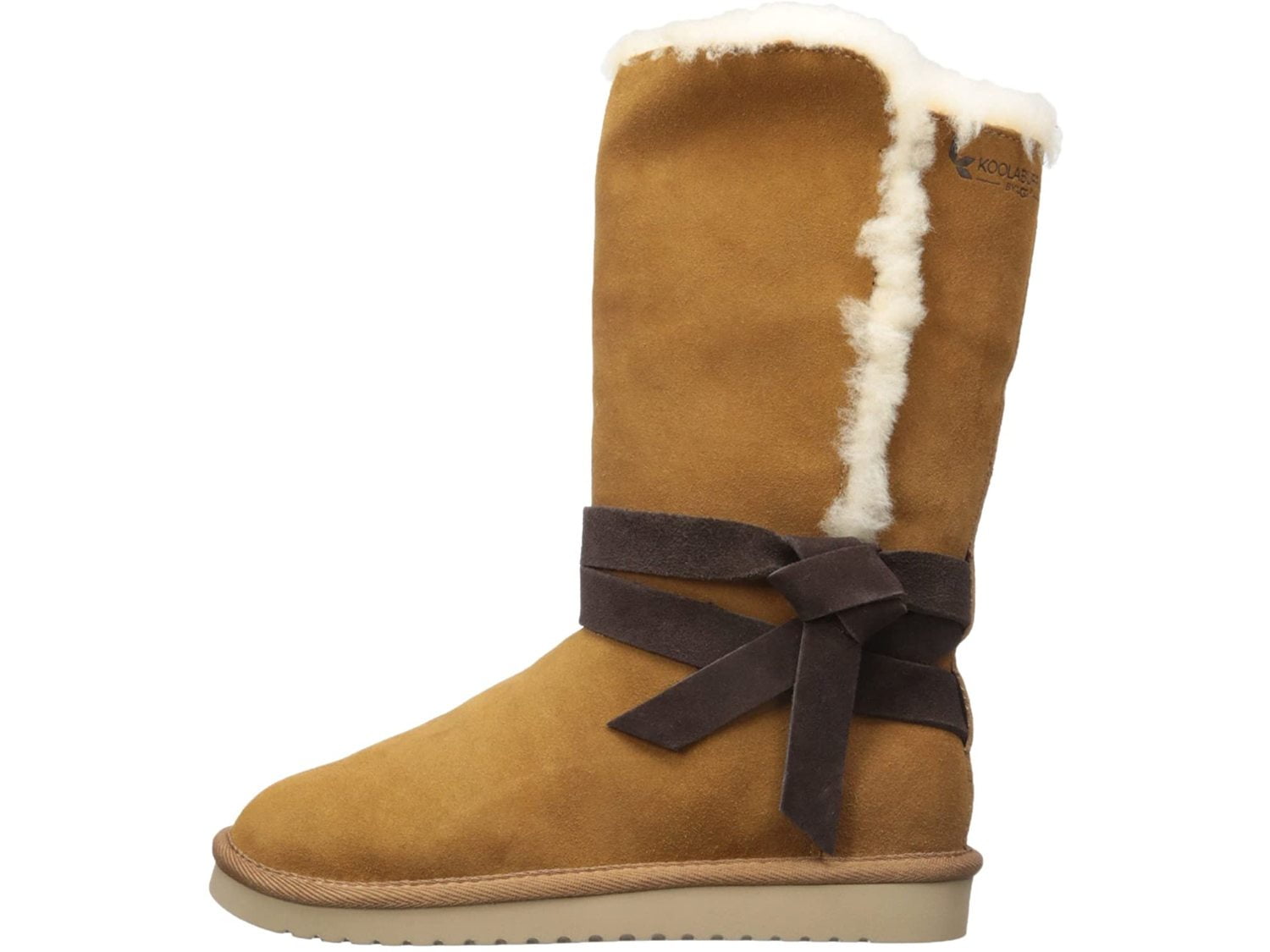 chestnut rozalia tall suede boot