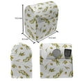 thumbnail image 4 of Leaf Stand Mixer Cover, Mediterranean Watercolor Branches and Leaves of Olives with Nature Art Print, Kitchen Appliance Organizer Bag Cover with Pockets, 5 Quarts, Green Yellow Olive, by Ambesonne, 4 of 4