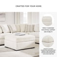 thumbnail image 5 of Signature Design by Ashley Chessington White Oversized Accent Ottoman, 5 of 10