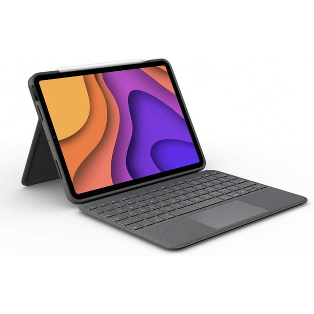 Funda con teclado Logitech Folio Touch reacondicionada para iPad con panel táctil y conector intelig
