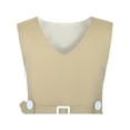 thumbnail image 4 of Girls Dress Khaki Button Back School Uniform Pleated Hem 12, 4 of 7