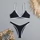 thumbnail image 3 of Moda mujer Sexy sólido vendaje traje de baño Bikini Split traje de baño OAVQHLG571B Store  llm121212, 3 of 4