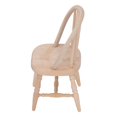 thumbnail image 4 of Dollhouse Wooden Chair, 1:12 Miniature Dollhouse Rocking Chair Miniature Dollhouse Furniture Accessory,Miniature Dining Table Chair Wooden Furniture Set, 4 of 9