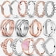 thumbnail image 2 of 2022 nuevo 100% Plata de Ley 925 princesa Tiara corona brillante amor corazón CZ anillos para mujeres compromiso joyería aniversario Tan Jianjun unisex, 2 of 2