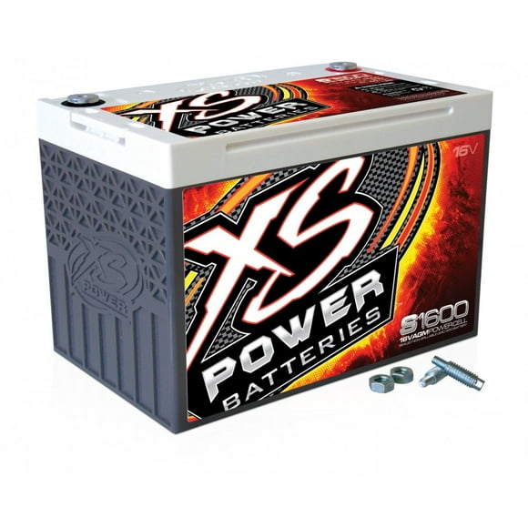 XS Batteries Battery S1600 S Series; AGM Absorbent Glass Mat; 16 Volt; 2000 Max Amps; Top 587 Terminal; 10.24 Inch Length; 6.46 Inch Width; 7.16 Inch Height; 520 Cranking Amps; 33 Ah Capacity