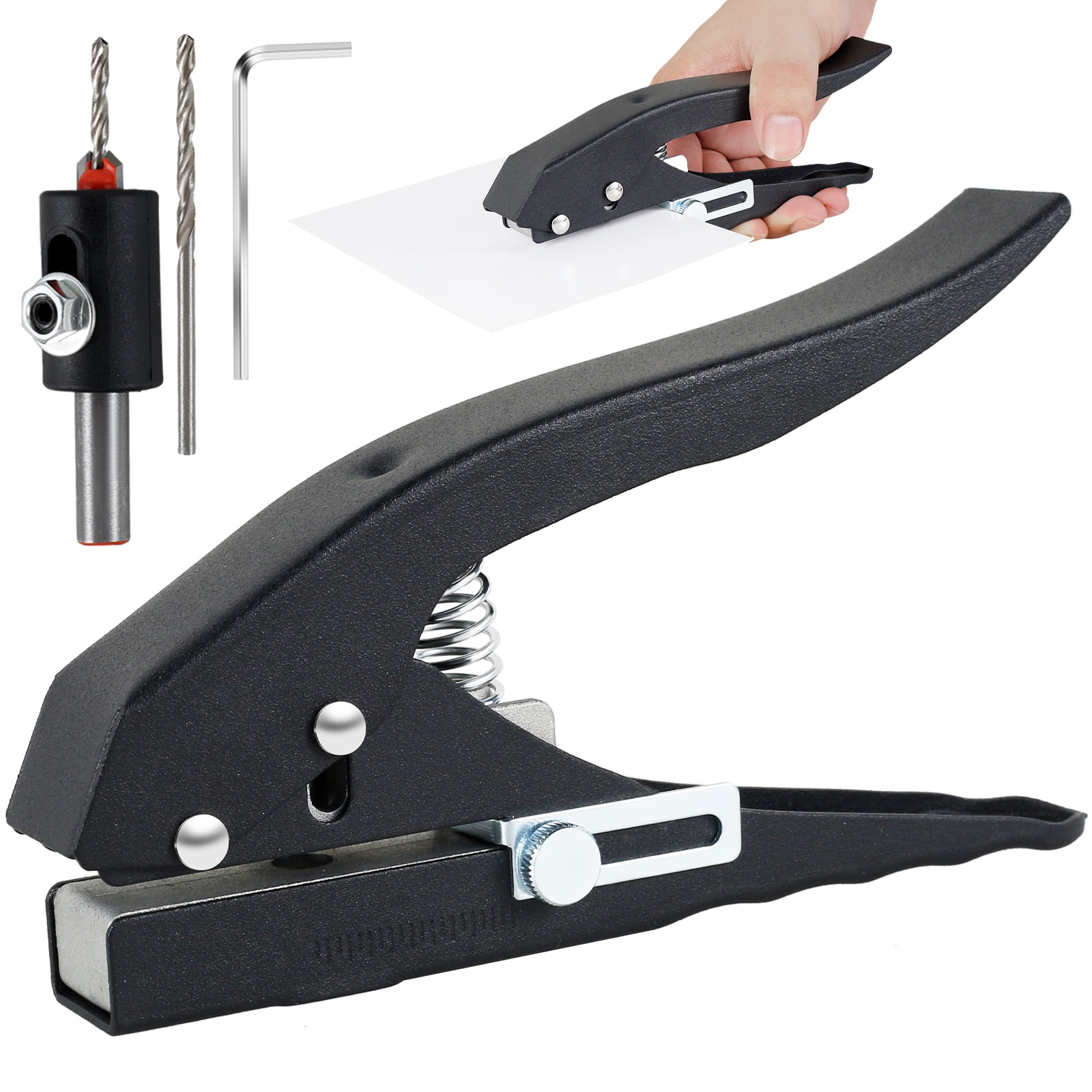 MLfire Single Hole Punch 5/16inch8mm Heavy Duty Hole Puncher Hole Edge