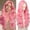 Pink, variant on Long Wavy Wig Lace Natural Hairline Curly Heat-Resistant Synthetic Fiber for Women & Beginners Daily Party Use 26In | Natural Hairline | 4x1 Glueless Lace | Middle Part | Beginner Friendly