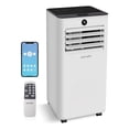 thumbnail image 2 of Aire Acondicionado Portátil 8000 BTU con WiFi SereneLife, Pequeño, Modos Frio, Ventilador, Cobertura de 32 M2, Temporizador 24 Horas y Kit de Montaje para Ventana Incluido, 2 of 9