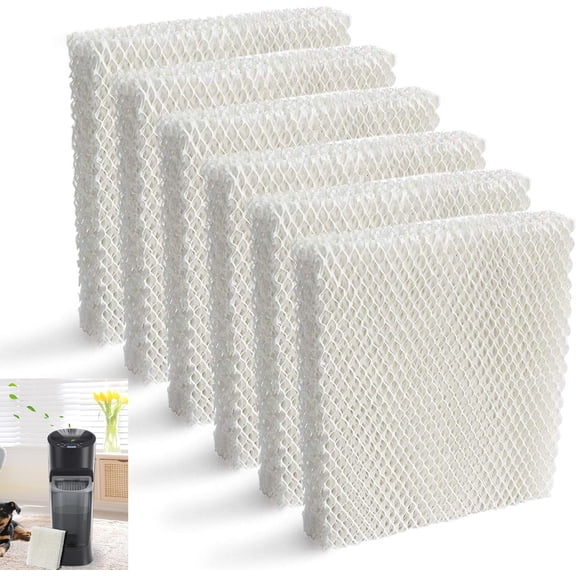 Humidifier Wicking HFT600 Filters T Compatible with Honeywell Tower Humidifier HEV615 HEV620, Compare to Part HFT600T HFT600PDQ(6 Pack)