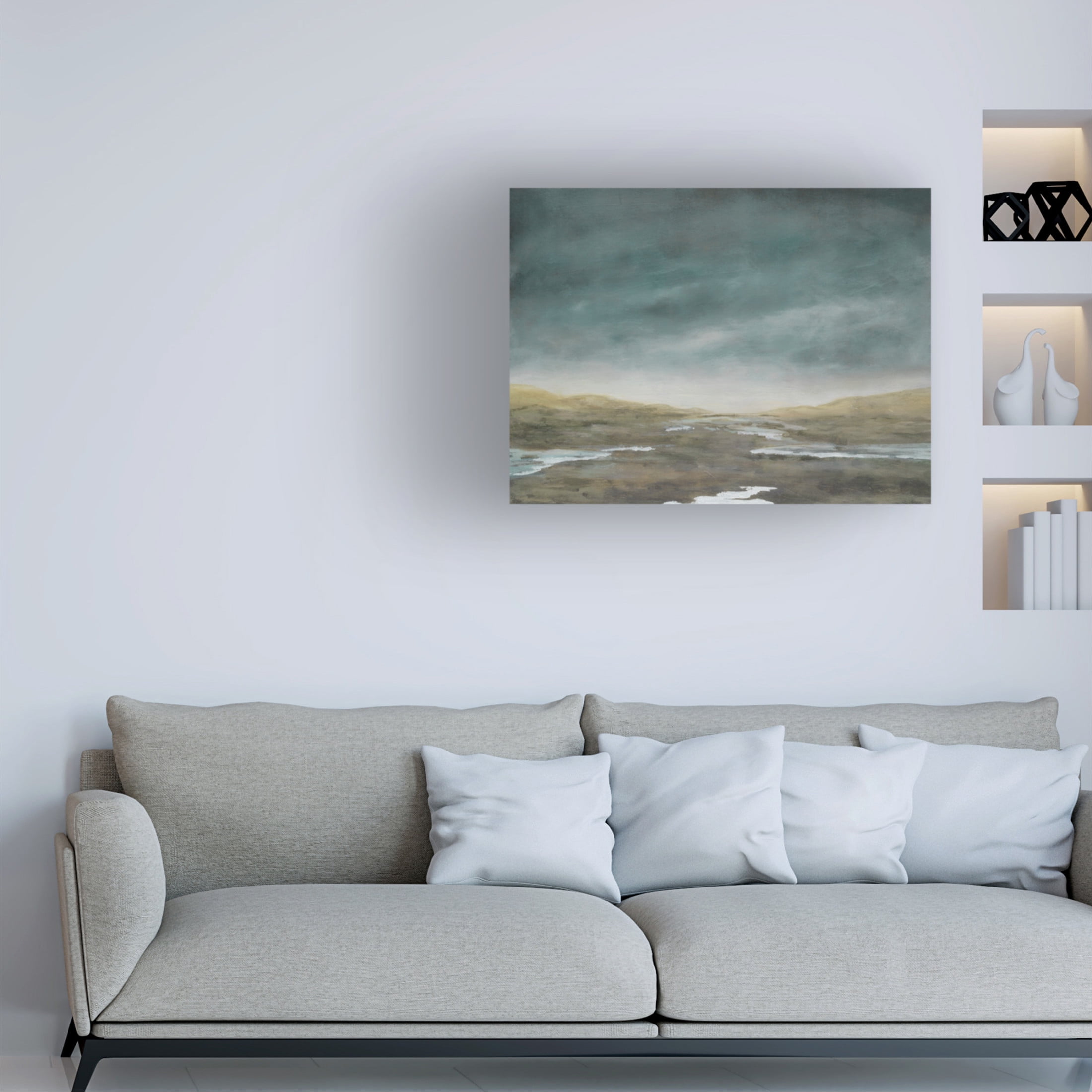 Trademark Fine Art Michael Willett  Basin Squall I Canvas Wall Art