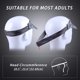 thumbnail image 4 of Visera Mujer Hombre Bandana para el Sol Ciclismo Transpirable Visera elástica Suave Gorra Deporte Tenis Golf Maratón al Aire Libre, Gris Sincero Electrónica, 4 of 5