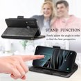 thumbnail image 4 of Case for TCL 20 XE Cover Leather Wallet Folio Case Book Design Flip Magnetic Closure - Black, 4 of 5