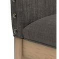 thumbnail image 5 of Weston Home Kirk Nailhead Accent Parson Linen Dining Chair, Set of 2, Charcoal, 5 of 7