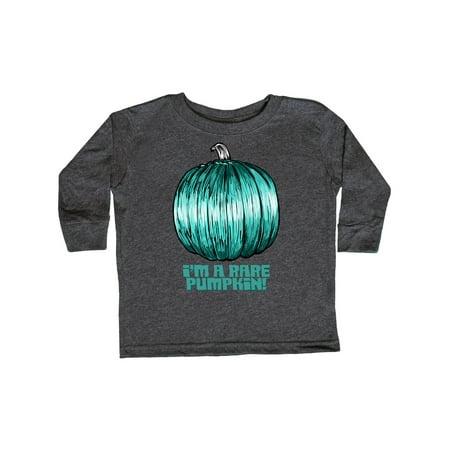 

Inktastic Allergy Awareness I m a Rare Pumpkin in Teal Marker Gift Toddler Boy or Toddler Girl Long Sleeve T-Shirt