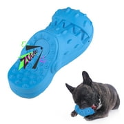 MASBRILL Dog Chew Toys for Aggressive Chewers Rubber Dog Toothbrush & Squeaky Shoes Chew Toys