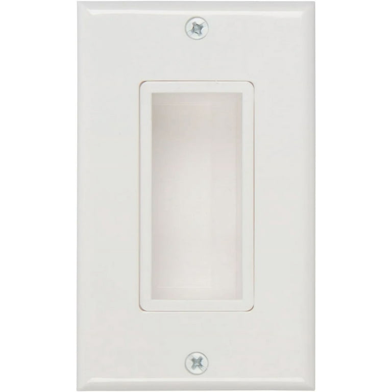 Buyer's Point Recessed Low Voltage Cable Wall Plate, Easy to Mount Out –  Totality Solutions Inc.