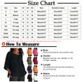 thumbnail image 4 of TopLLC Hauts à Manches 3/4 pour Femmes Été Blouse Tunique en Coton Lin Brodé Col Rond Ourlet Haut-Bas Chemise Décontractée, 4 of 7