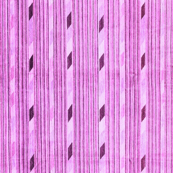 Ahgly Company Indoor Square Oriental Purple Modern Area Rugs, 4' Square