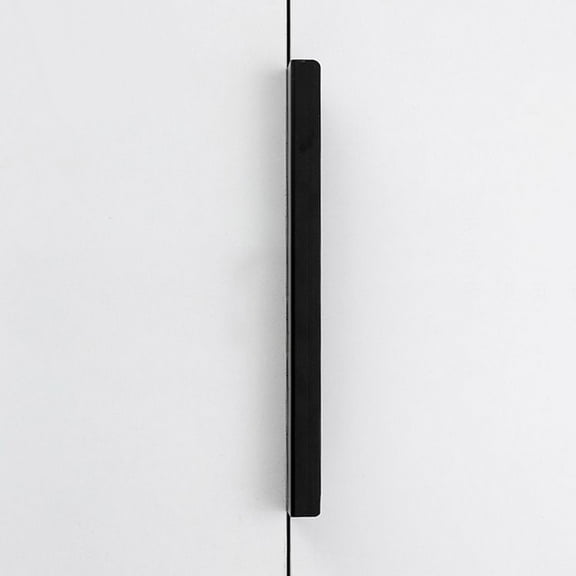 Black Kitchen Cabinet Door Handles Cupboard Drawer Concealed Finger Edge Pull