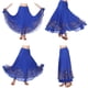 thumbnail image 2 of Elegante de baile de salón - Lentejuelas larga de fiesta de baile latino Azul real Zulema vestido de la falda de la danza de salón, 2 of 8