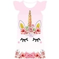 thumbnail image 2 of 2023 niñas vestido de unicornio fiesta de Navidad vestido de princesa vestidos infantiles para niñas niños cumpleaños vestidos encantadores vestidos 5T Gao Jinjia LED, 2 of 2