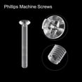 thumbnail image 4 of Unique Bargains M3x25mm Plastic Phillips Machine Screws, PC Flat Head Machine Bolts 10 Pack, 4 of 4