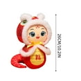 thumbnail image 2 of DAMAI Chinese New Year Snake Plush Animal Toys 2025 Lucky Snake Stuffed Plush Animals Mascot Snake Toys Chinese Zodiac Animals Snake Doll for New Year Home Car Decoration, 2 of 7