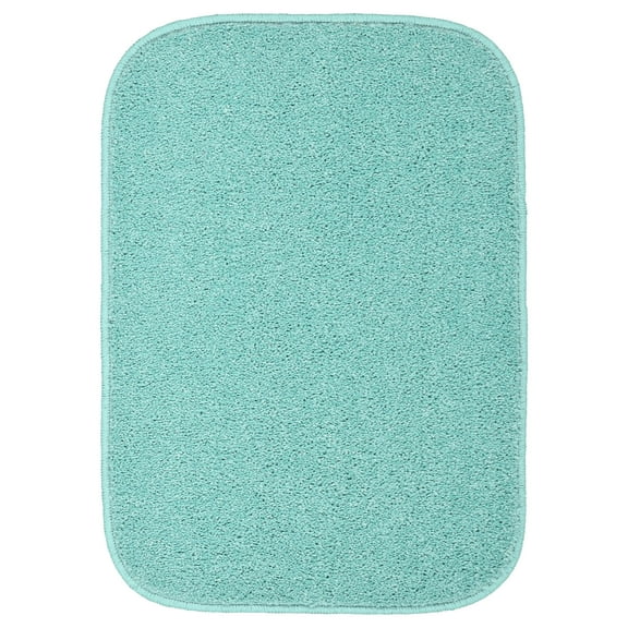 Garland Rug Gramercy Washable Polypropylene Sea Foam Bath Rug, 17" x 24"