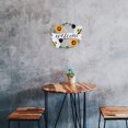 thumbnail image 4 of FUTUREORYY De Pared En Metal Amarillo Con Floral Para Y Bares, 4 of 6