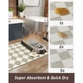 thumbnail image 2 of Coffee Mat-Coffee Bar Accessories No Stains Absorbent Quick Drying Mat for Kichen Couner-Bar Mat Fit Coffee Station Table Maker Machine Pot Espresso Machine Dish Rack, 2 of 6