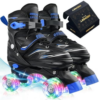 Patins à roulettes - Quaddy 3.0 - Enfants - réglables - noir - bleu ROCES
