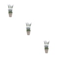 thumbnail image 4 of Cateissary Flor de simulación de plástico para un fácil cuidado y belleza natural Arreglo floral Flor artificial Planta en maceta púrpura Type1 NO1, 4 of 6