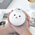 thumbnail image 1 of TIMIFIS 1800mAh Hand Warmers Rechargeable & Power Bank 2 In1 Battery With Charge Cable USB Electric Hand Warmer Reusable Portable Hot Hands Heater With Makeup Mirror -, 1 of 6
