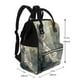 thumbnail image 2 of Disketp Forest Meditating White Tiger Mochila de Pañales de Gran Capacidad con Múltiples Bolsillos, Mochila de Viaje Multifuncional para Bebé, Unisex, Moderna y Resistente, 2 of 6