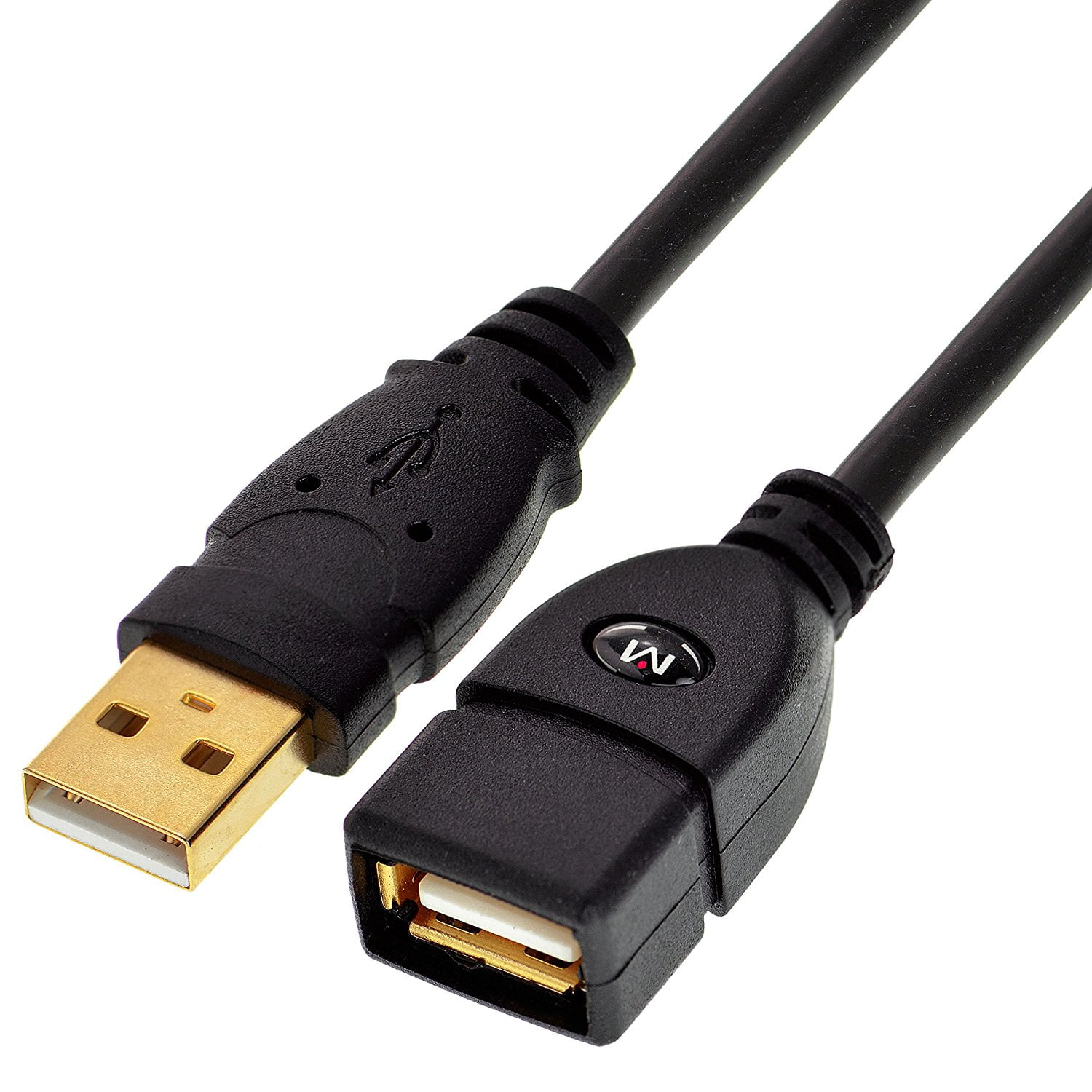 Mediabridge USB  - USB Extension Cable (6 Feet) - A Male to A Female  with Gold-Plated Contacts (Part# 30-002-06B ) 