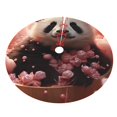 thumbnail image 5 of Cauagu 48" Christmas Tree Skirt Cute Cloud Panda Pattern Christmas Tree Decorations Tree Mat for Xmas Decorations Occasion Holiday Home Decor -48", 5 of 7