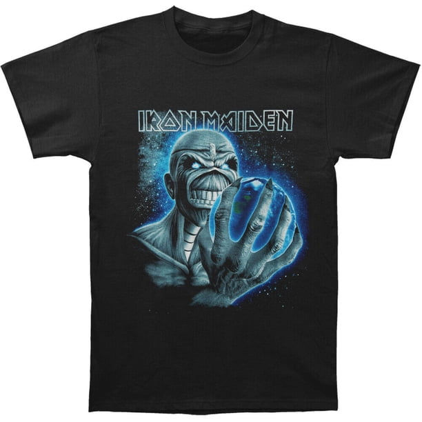 Iron Maiden - Camiseta A Different World para Adultos Unisex (Negro)