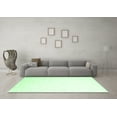 thumbnail image 3 of Ahgly Company Indoor Square Solid Emerald Green Modern Area Rugs, 3' Square, 3 of 4