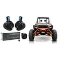 thumbnail image 1 of 2 Rockville 6.5" 250w Tower Speakers+3-Channel Amplifier For Polaris RZR/UTV/ATV, 1 of 12