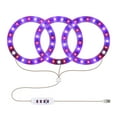 thumbnail image 1 of Angel Ring LED Grow Light with 20 Beads, Full Spectrum Timer Settings (8H/12H/16H), Adjustable Brightness Levels, USB Powered, Ideal for Succulent Plants, Includes Acrylic Support Rod, 1 of 6