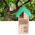 thumbnail image 4 of Bee House, Tubular Channel Design Hanging  House Durable Natural  For Garden, 4 of 8