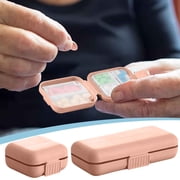 Sentmoon Medicine Organizer Pill Box 7 Day Daily Pill Organizer Plastic Rectangular Anytime Divider Cutter Divider Break Divider Dividing Boxes